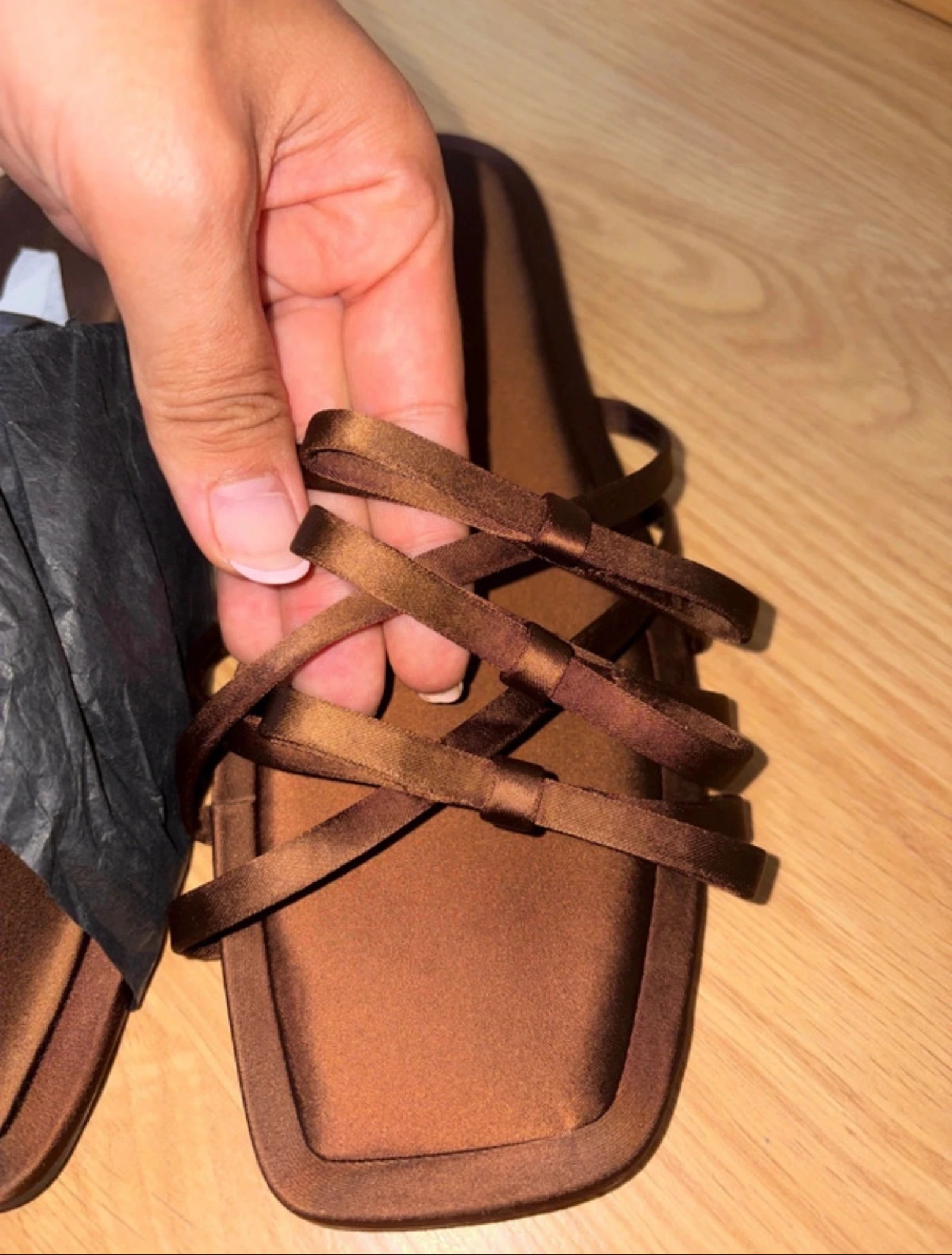 Stradivarius sandalen met veters – photo 2
